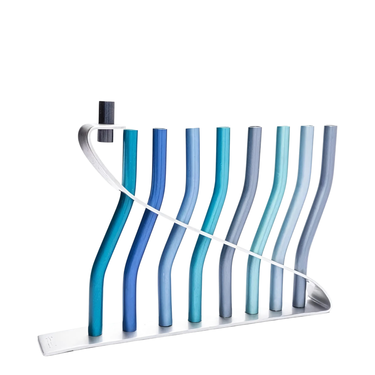 Chanukiah Menorah Emanuel - Blue Wave