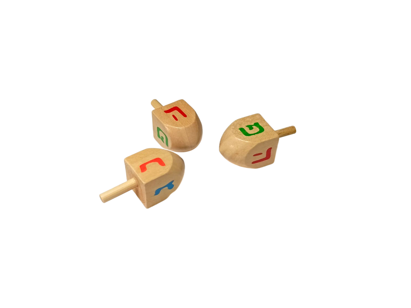 Wooden Dreidel - Classic Small