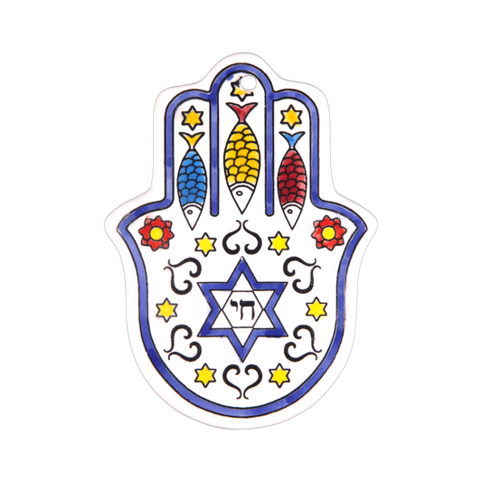 Armenian ceramic Hamsa - Symbols