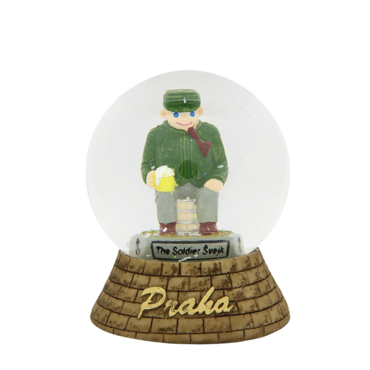 Snow Globe - Brave Soldier Švejk with beer