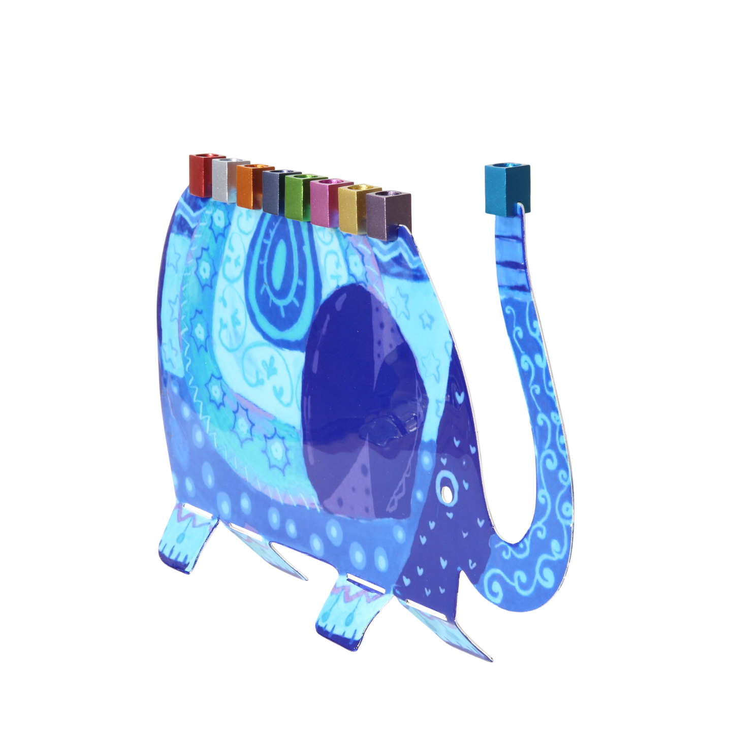 Chanukový svícen Emanuel - slon