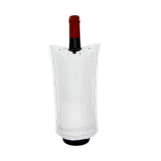 Saténový obal na láhev vína – Šabat a Jom Tov