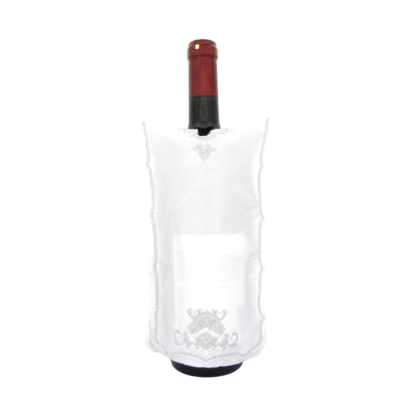 Saténový obal na láhev vína – Šabat a Jom Tov