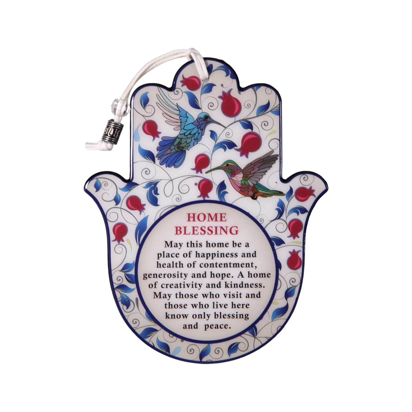 Epoxy Hamsa English Home Blessing