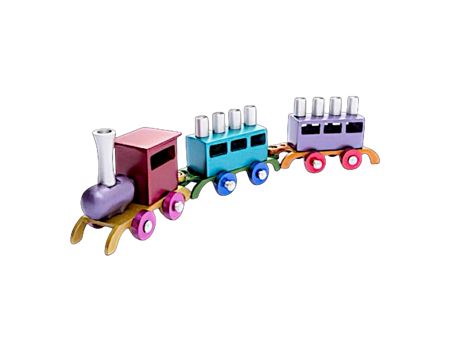 Chanukiah Menorah Emanuel - Multicolour Train