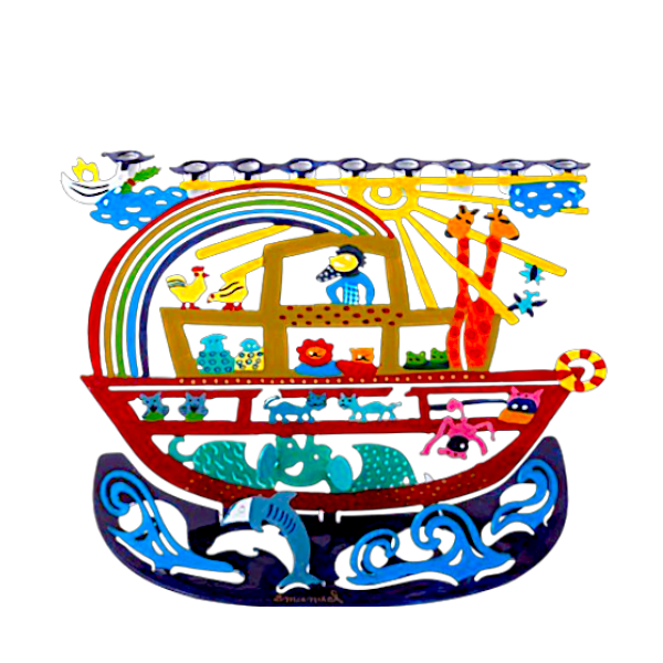 Chanukový svícen Emanuel - Noemova archa