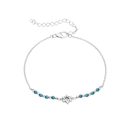 Silver Bracelet - Magen David