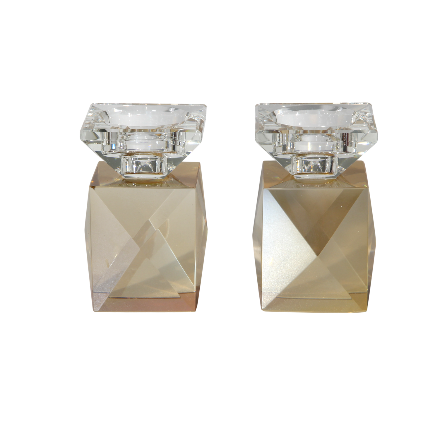 Crystal Shabbat Candlestick - Light
