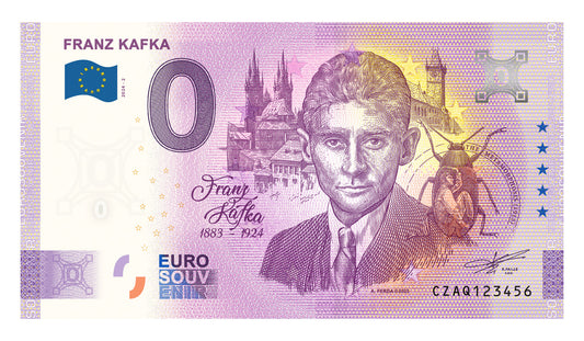 Franz Kafka - Zero euro banknote