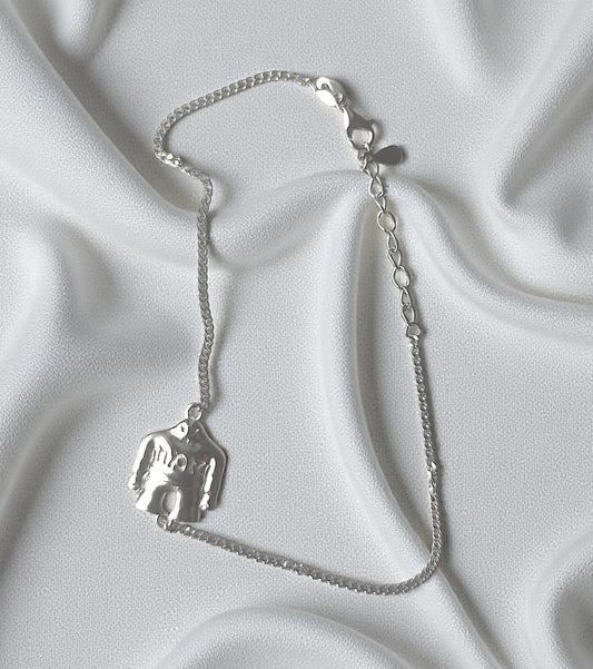 Silver Bracelet Golem - Small