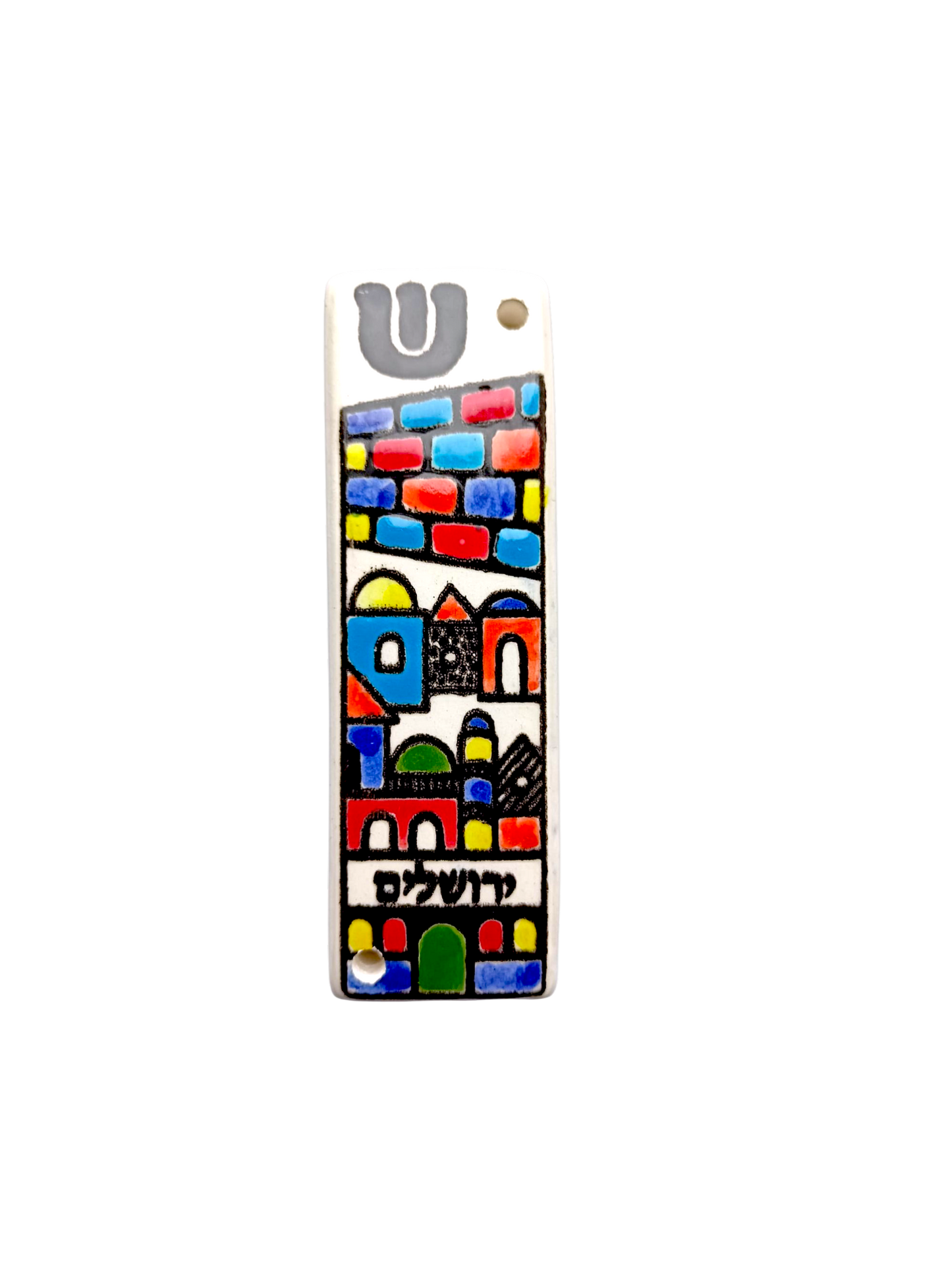 Armenian ceramic Mezuzah - Jerusalem