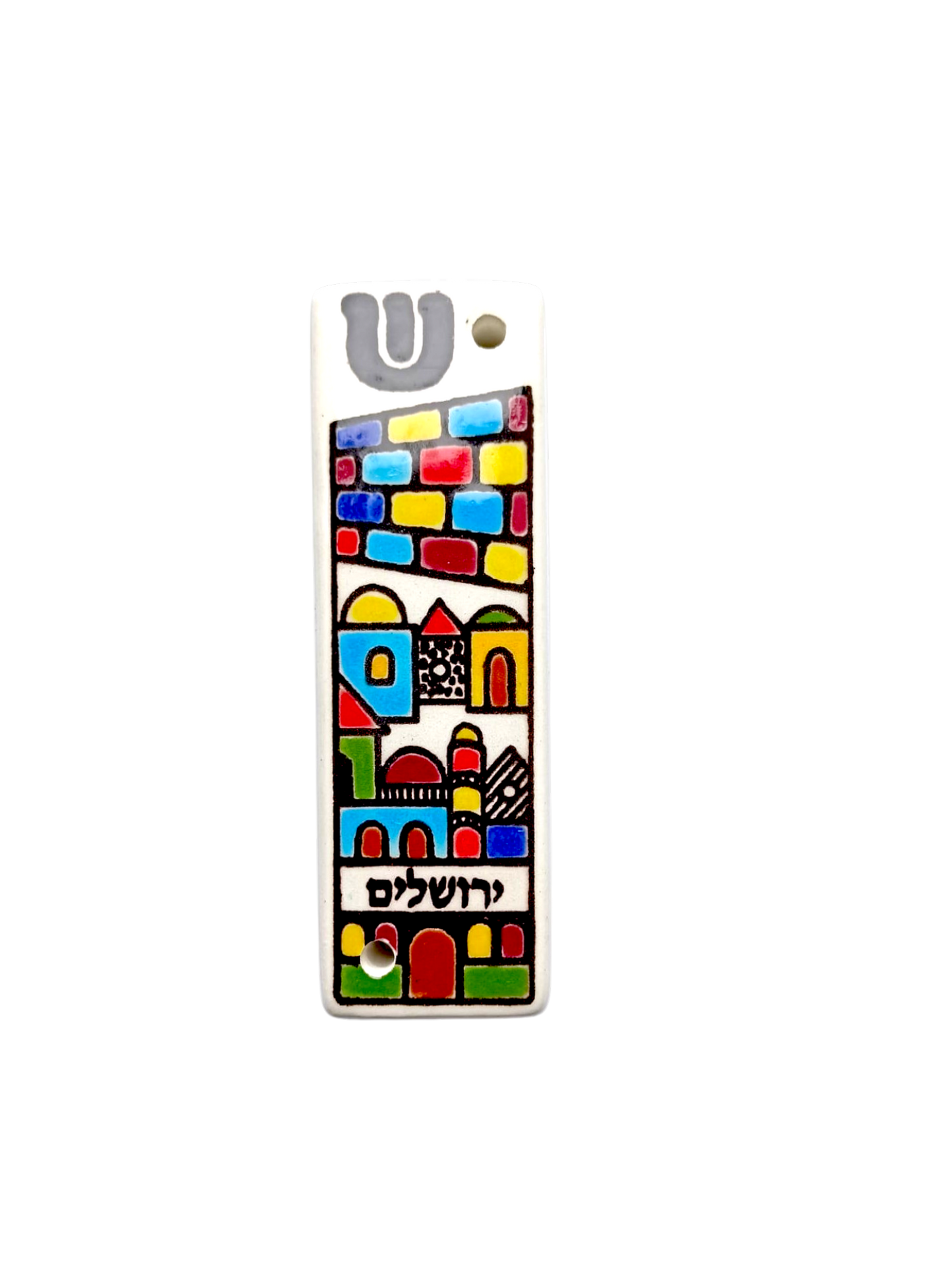 Armenian ceramic Mezuzah - Jerusalem