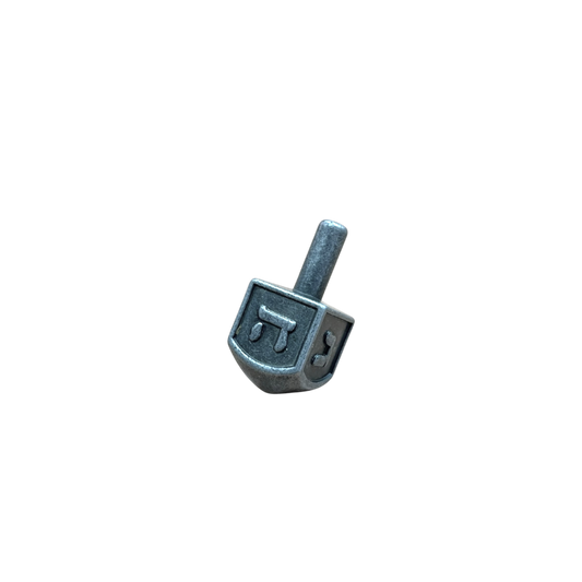 Metal Dreidel - Pewter, Brass and Copper Finish