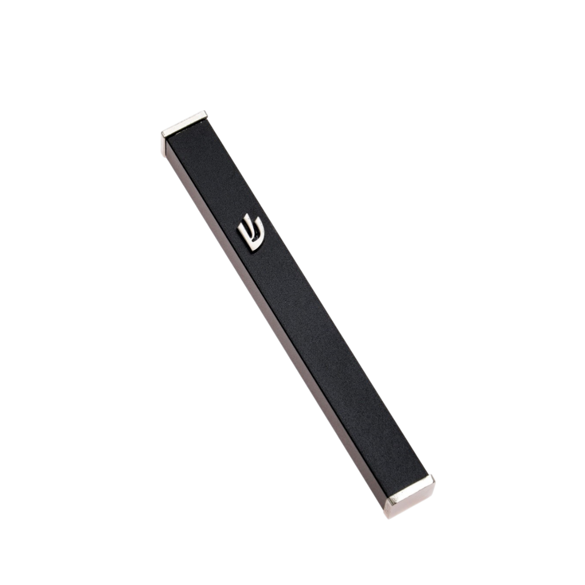 Kovová Mezuza - černá s Shin