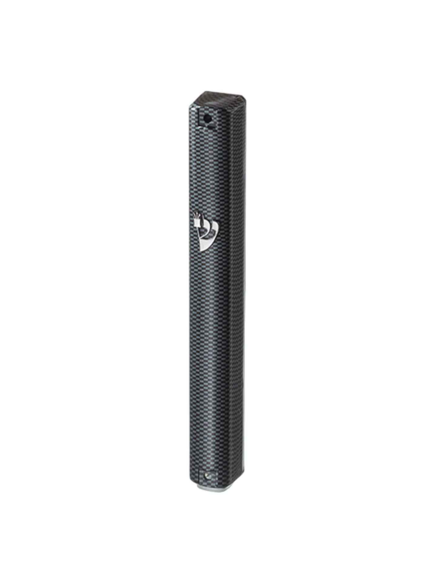 Plastic Mezuzah - Metallic Paint Checkered