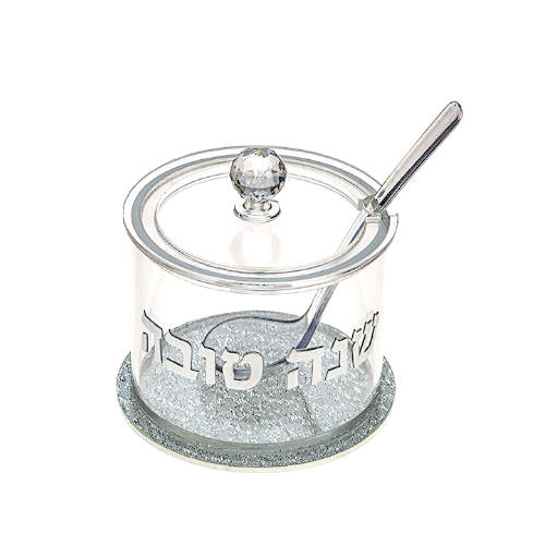 Honey Dish "Shana Tovah" - Lucite