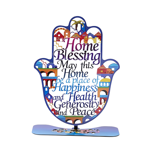 Metal Hamsa standing - Home Blessing