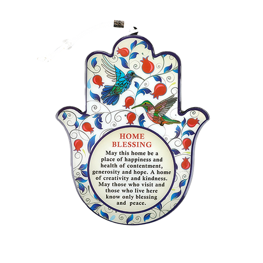 Epoxidová Hamsa anglický Home Blessing