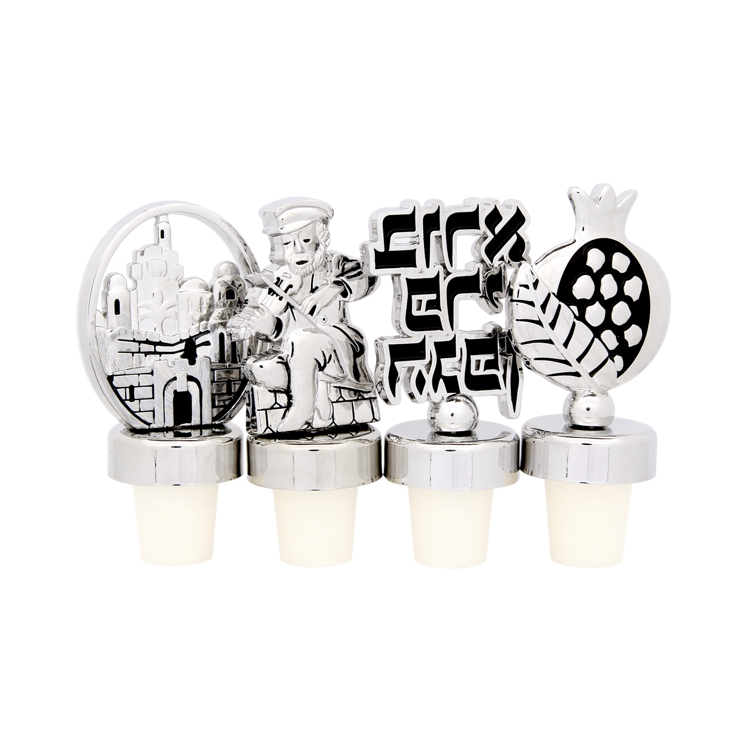 Wine Cork - Fiddler, Pomegranate, Jerusalem, Beracha