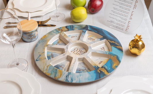 Rosh Hashana plate - Melamin