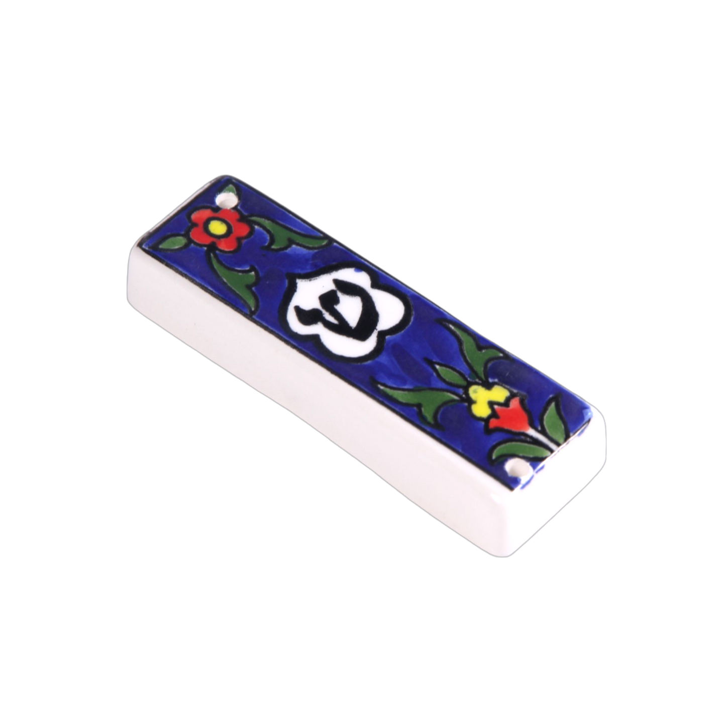 Arménská keramika Mezuzah - Šin