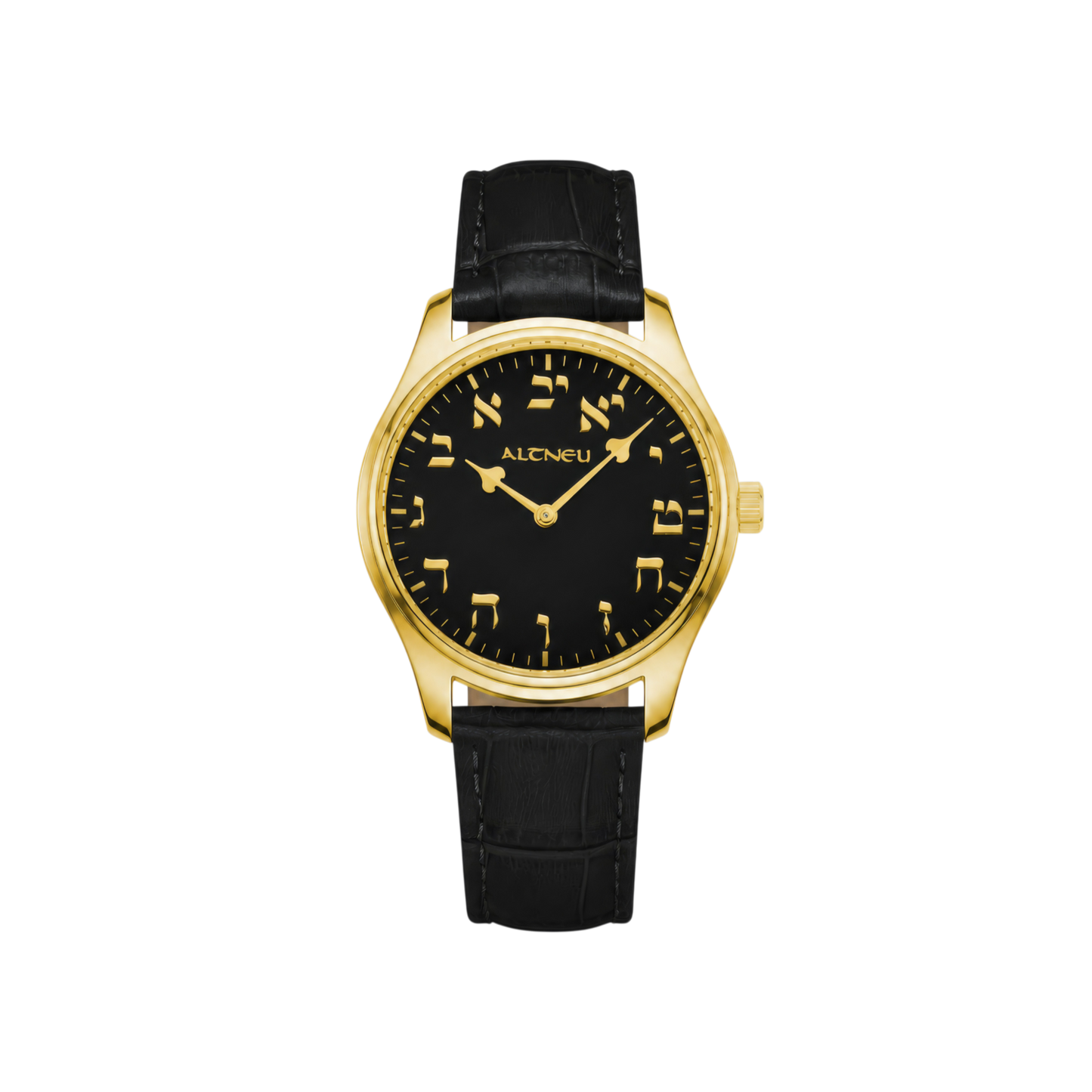 ALTNEU 1764 — Gold / Black Leather