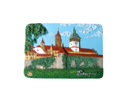 Ceramic Magnet - Bouzov Castle