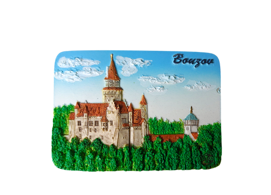 Ceramic Magnet - Bouzov Castle