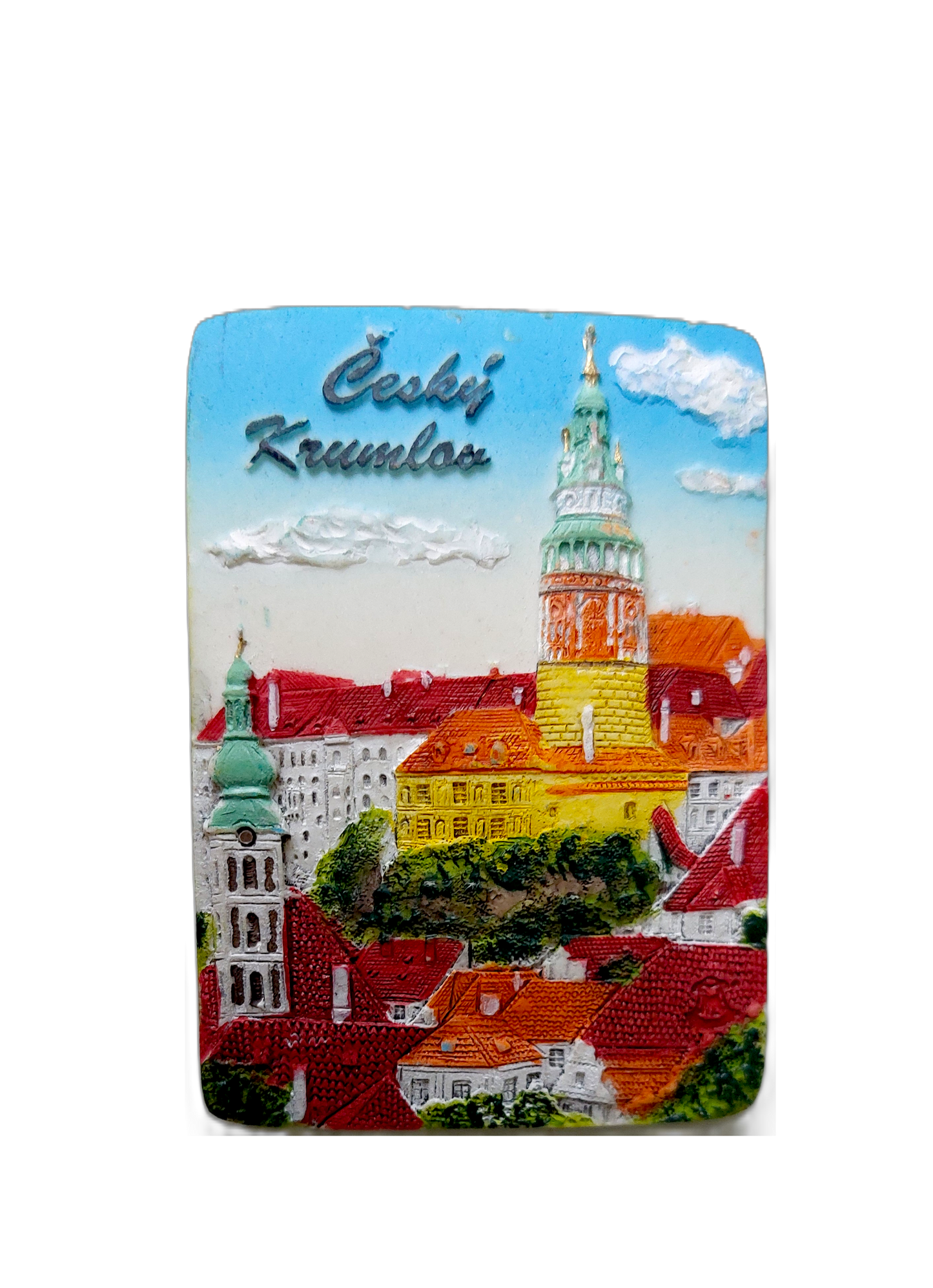 Ceramic Magnet - Český Krumlov – Starý Hrádek (Old Fort)
