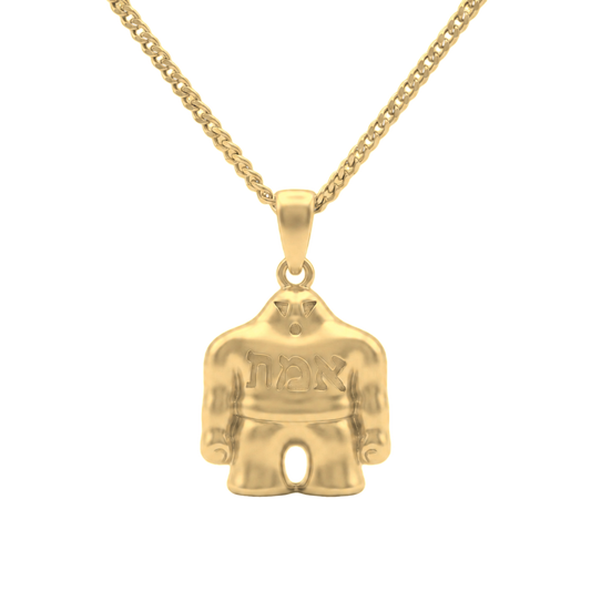 Gold-Plated Necklace Golem - Figure