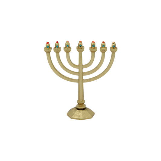 Empex Bohemia Mini-Menorah Gold plated