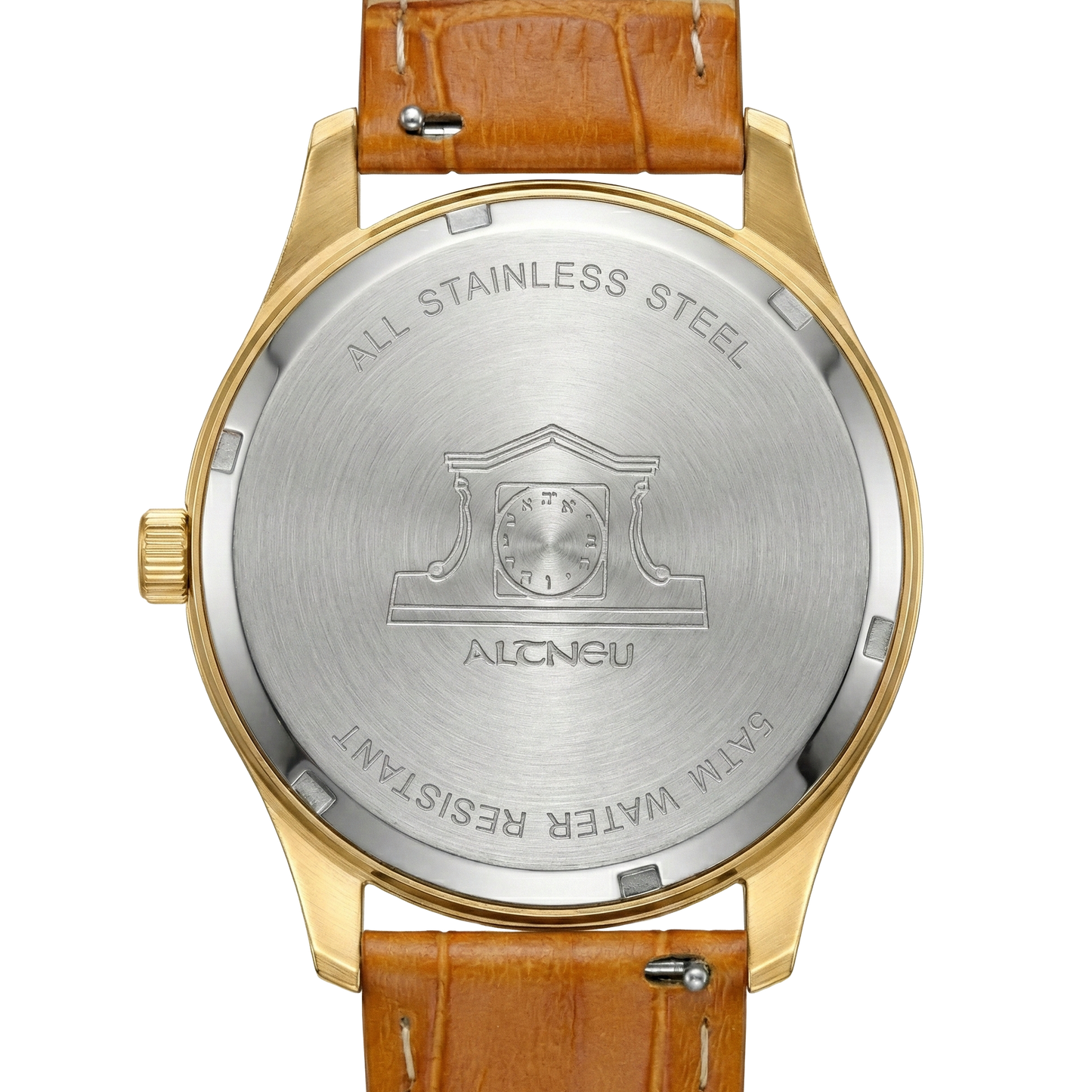 ALTNEU 2026 — Hebrew Backwards Watch