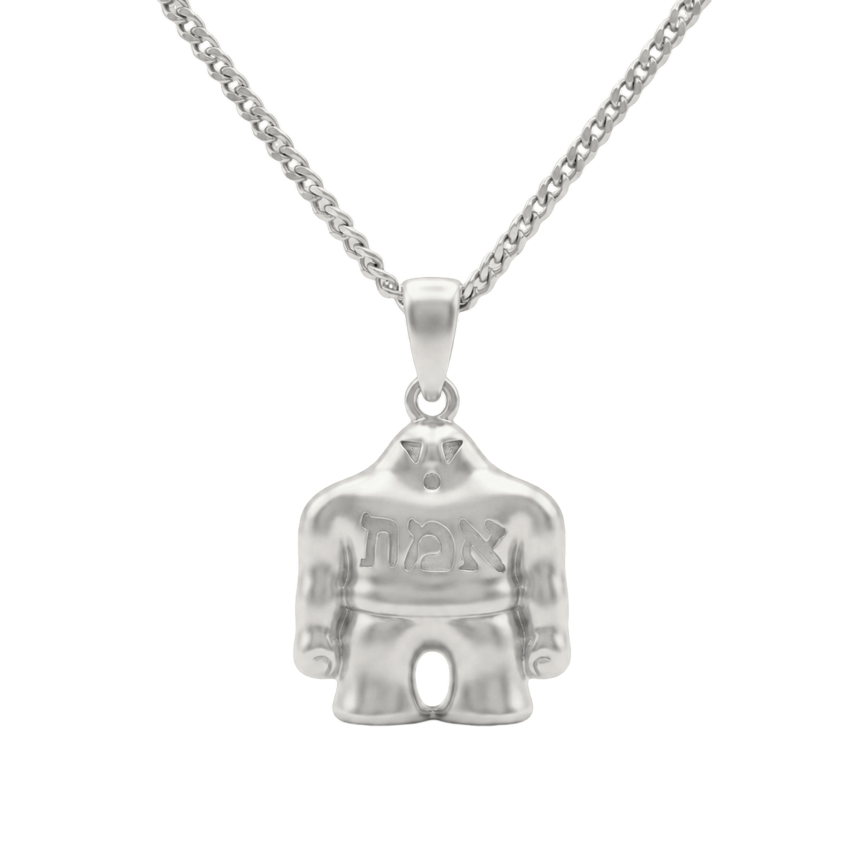 Silver Necklace Golem - Figure