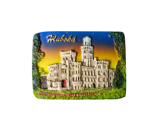 Ceramic Magnet - Hluboká Castle