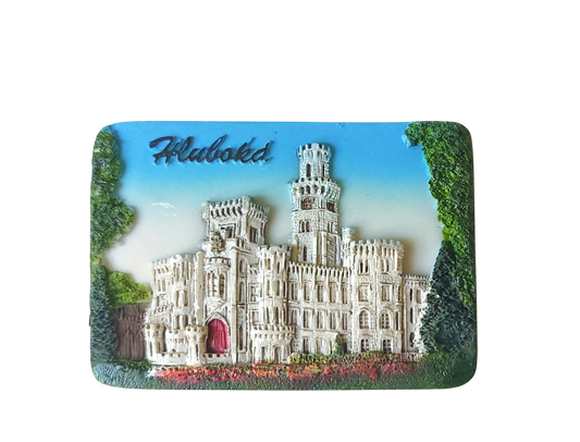 Ceramic Magnet - Hluboká Castle