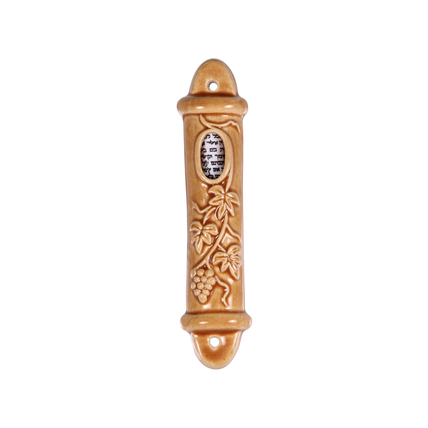 Ceramic mezuzah - Grapes