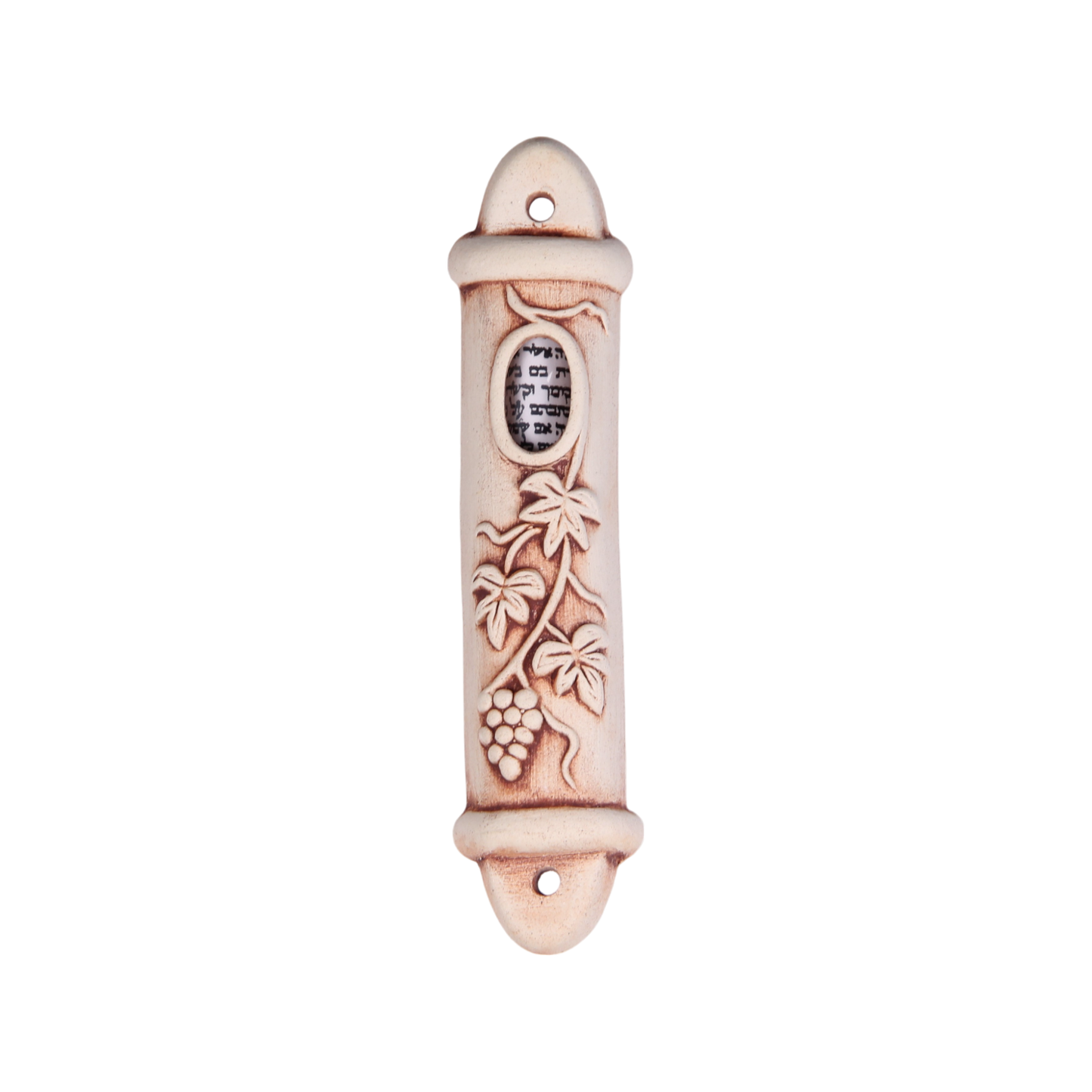 Ceramic mezuzah - Grapes