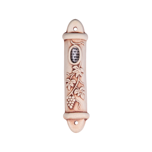 Ceramic mezuzah - Grapes