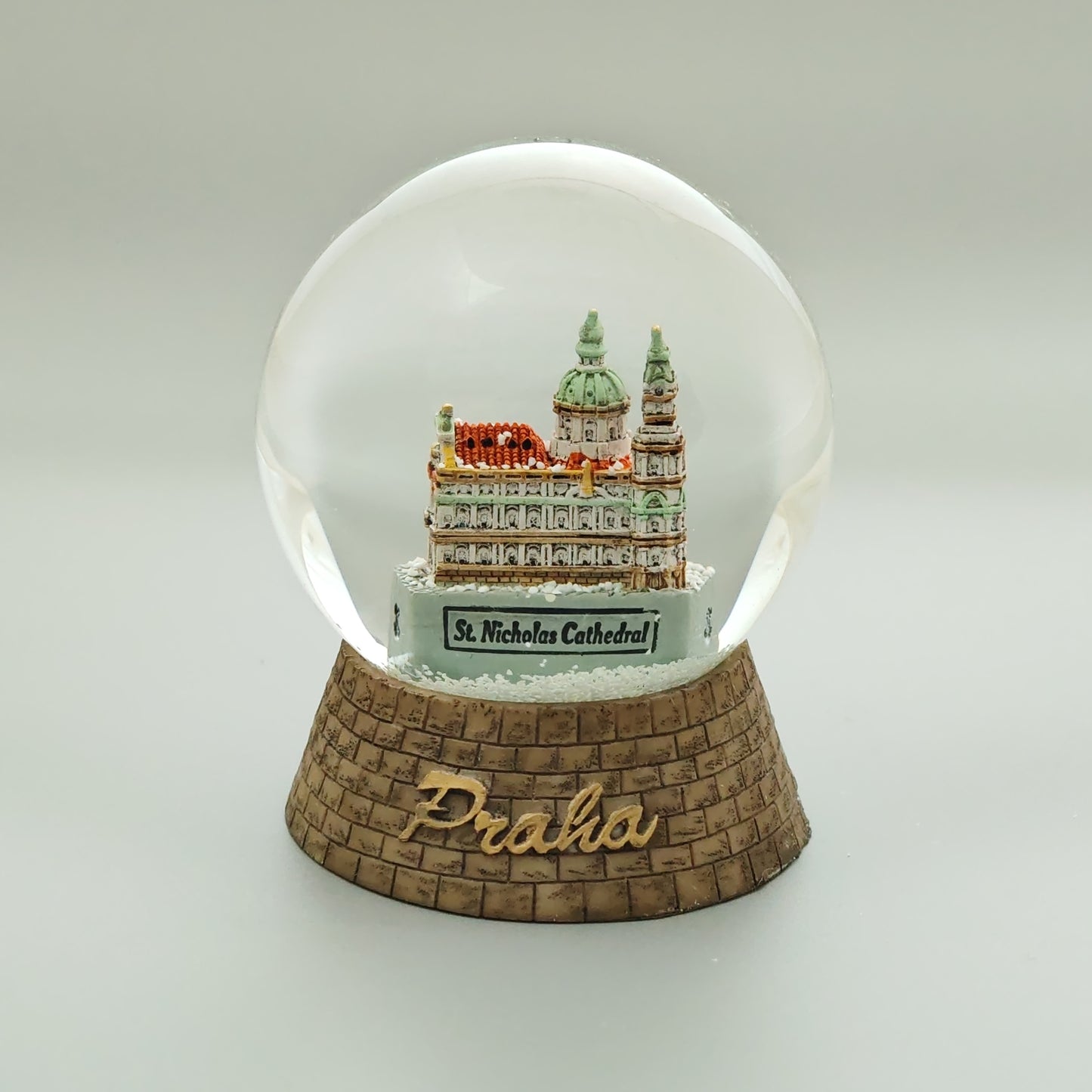 Snow Globe - St Nicholas Church at Malá Strana - small