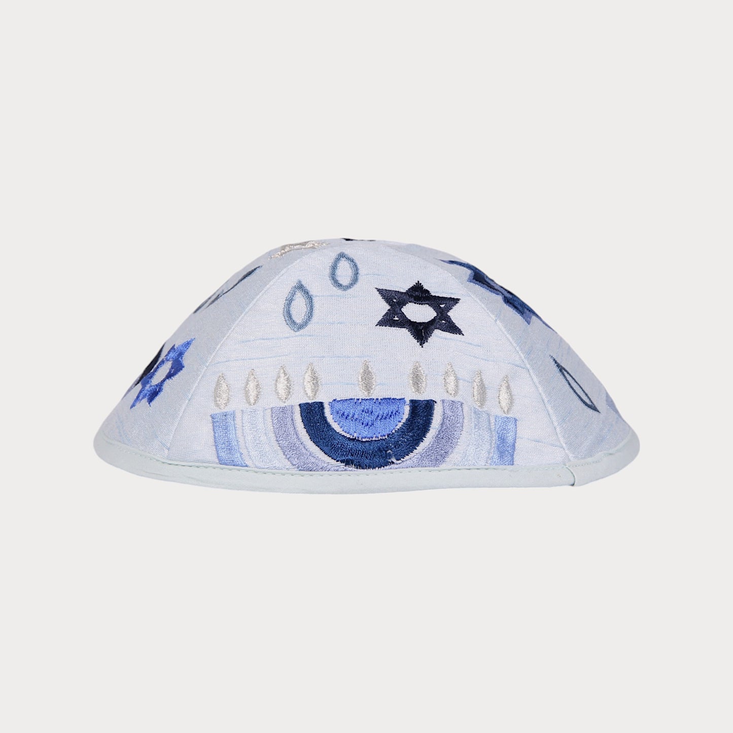 Kippah Emanuel - Embroidered - Menorah