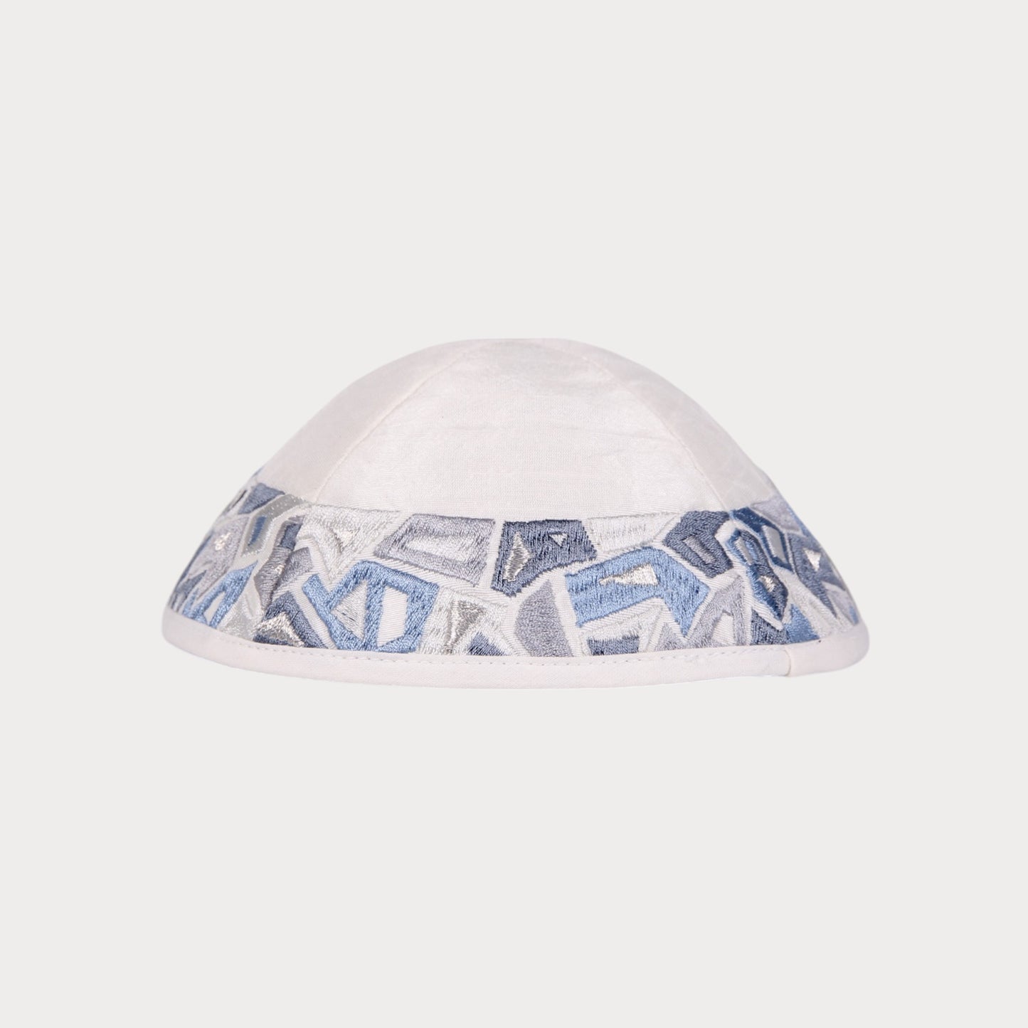 Kippah Emanuel - Embroidered - Geometric shapes