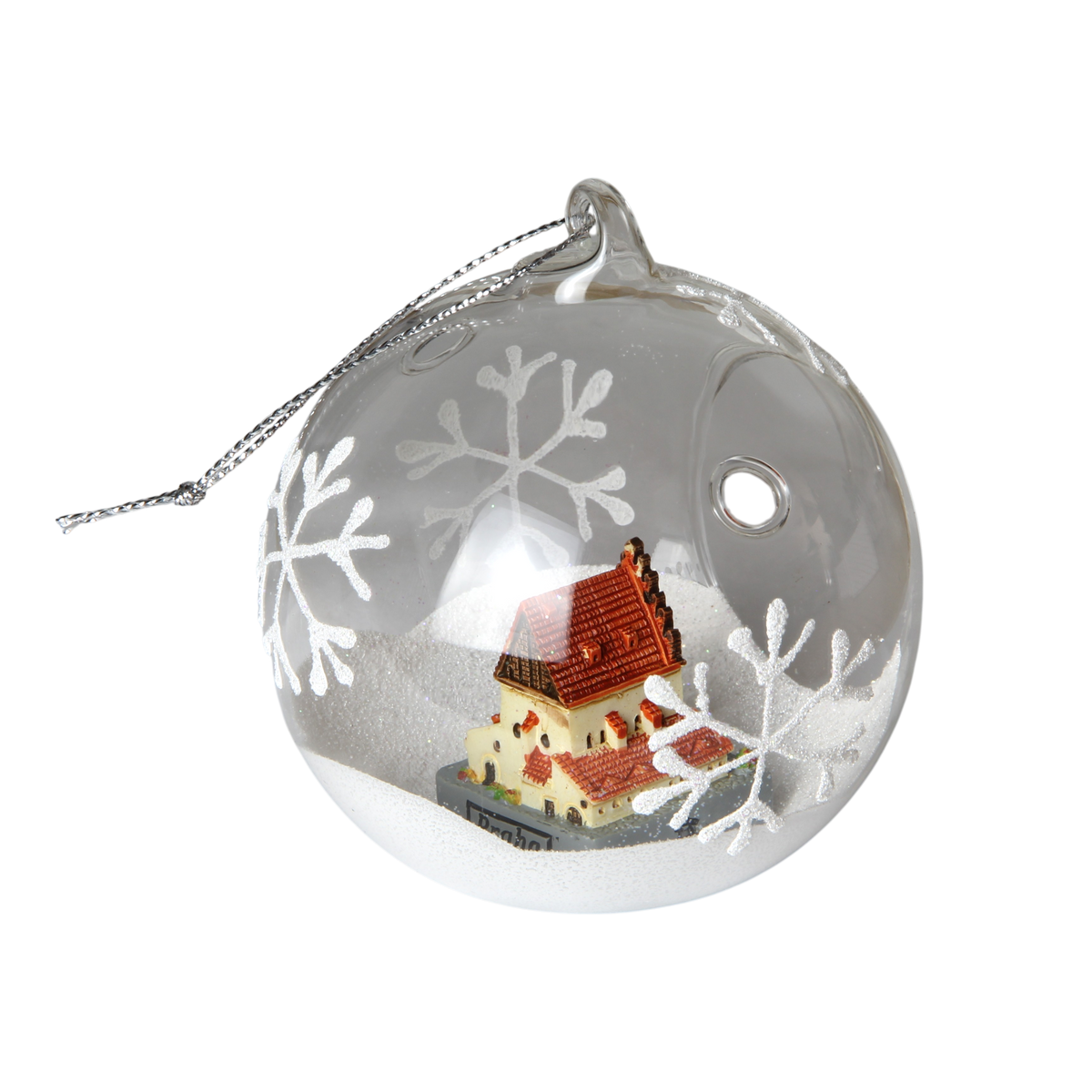 Christmas Ornament with a miniature  - Old-New Synagogue