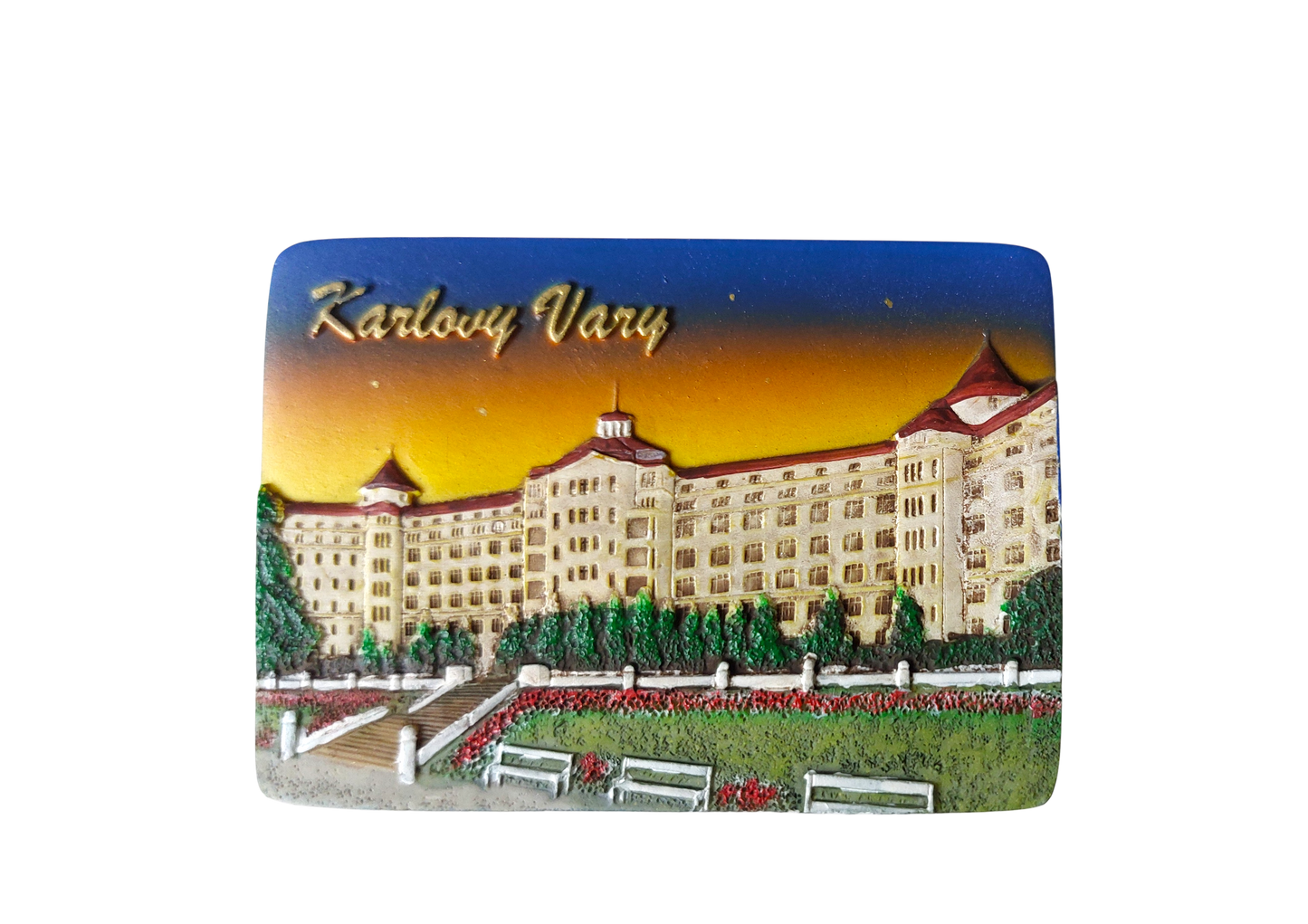 Keramický magnet - Karlovy Vary - Hotel Imperial