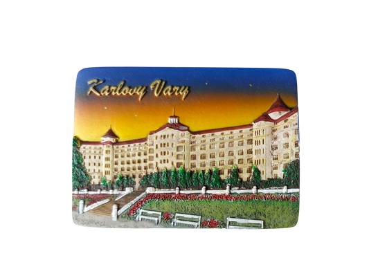 Keramický magnet - Karlovy Vary - Hotel Imperial
