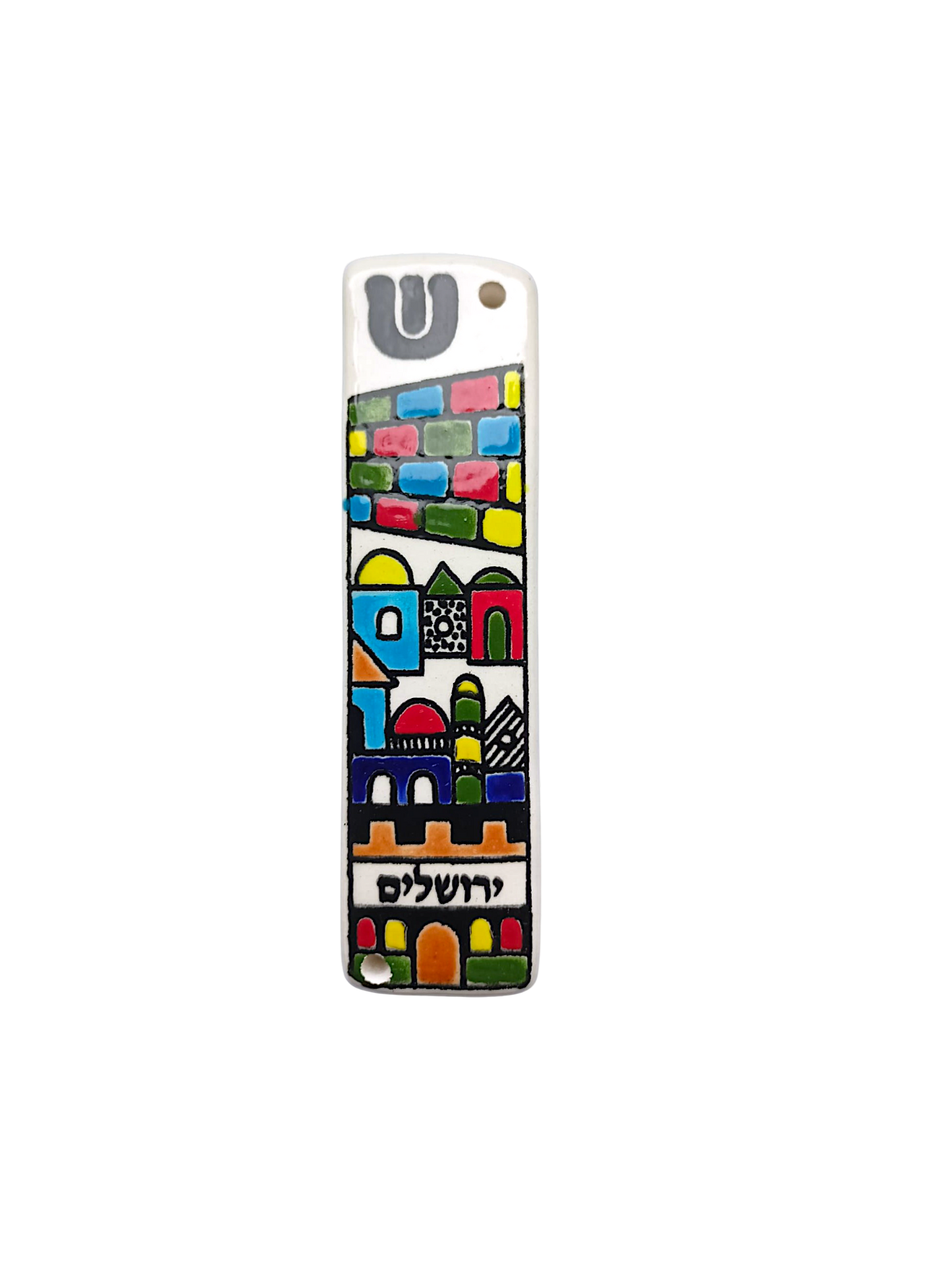 Armenian ceramic Mezuzah - Jerusalem