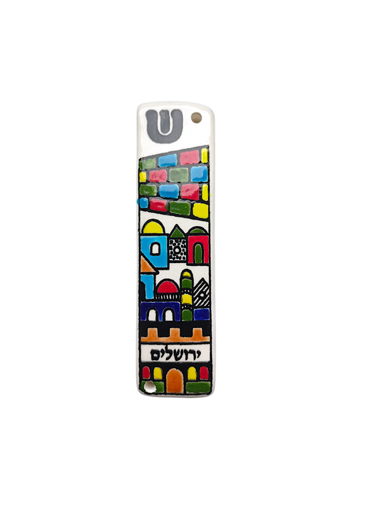 Armenian ceramic Mezuzah - Jerusalem
