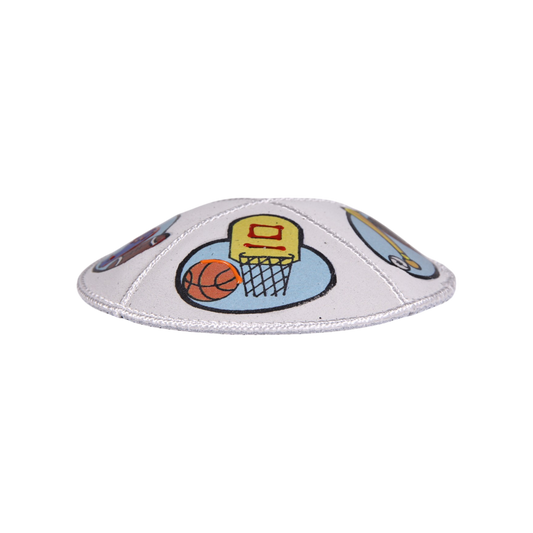 Children's Leather Kippah - Sports