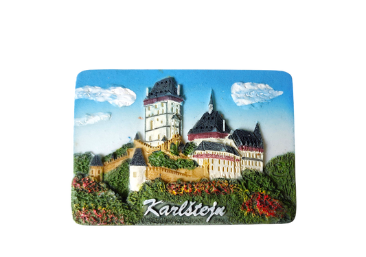 Keramický magnet - Karlštejn 