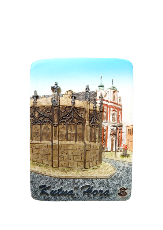 Ceramic Magnet - Kutná Hora - Historic Town