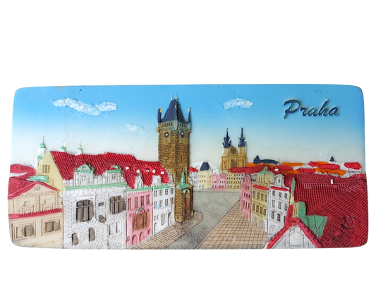 Ceramic Panoramic Magnet - Old Town Hall